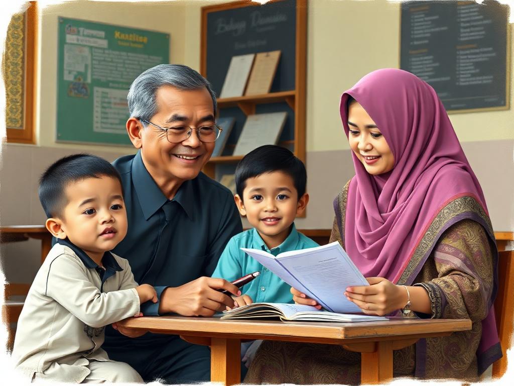 Belajar Bahasa kutai Bersama Guru  karya Seni 3D