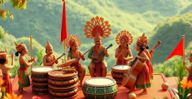 Musik Tradisional Kutai Karya Seni 3D